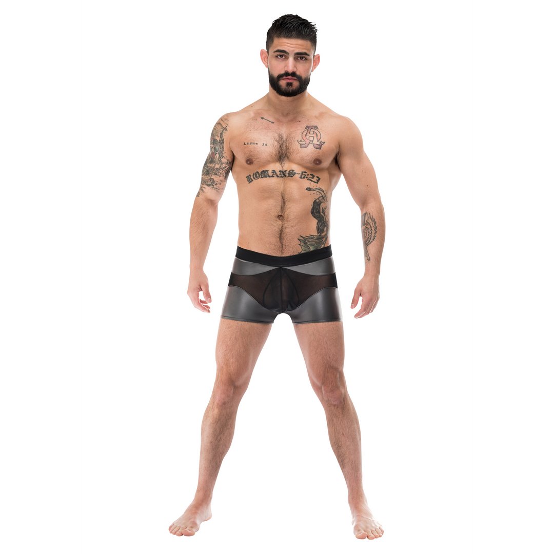 Korte Broek - Maat M - Grijs - EroticToyzProducten,Lingerie,Lingerie voor Hem,Boxershorts,,MannelijkMale Power