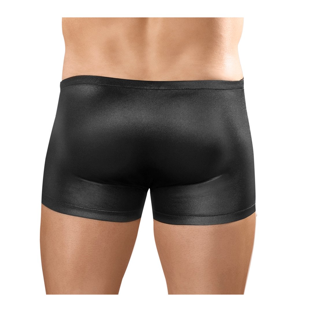 Korte Broek met Rits - XL - Zwart - EroticToyzProducten,Lingerie,Lingerie voor Hem,Boxershorts,,MannelijkMale Power