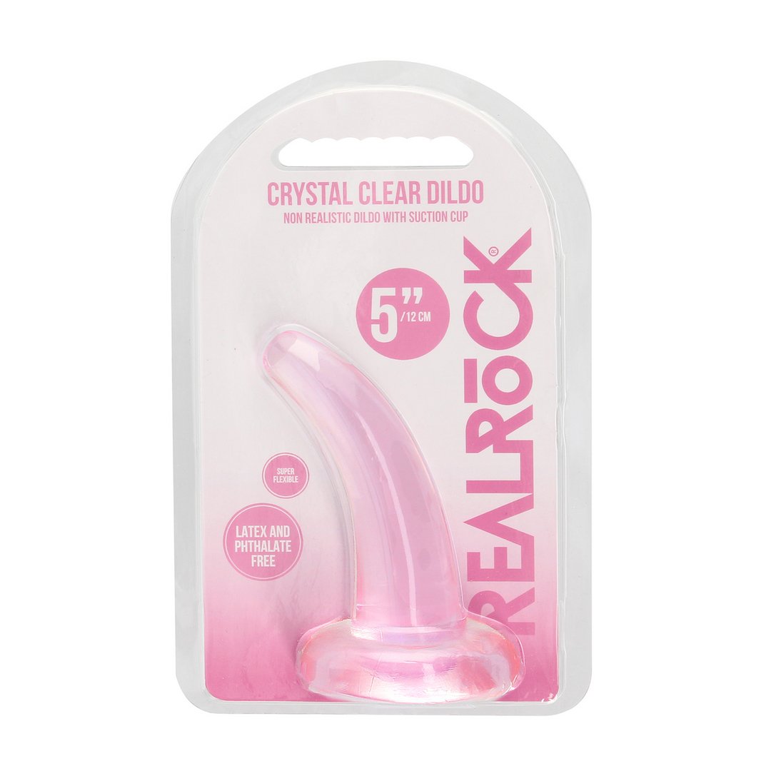 Kristalheldere Dildo - 11,5 cm - Ftalaatvrij en Lichaamsveilig - EroticToyzProducten,Toys,Dildos,Realistische Dildo's,,GeslachtsneutraalRealRock by Shots