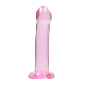 'Kristalheldere Dildo Met Zuignap 17 cm - Transparant' - EroticToyzRealistische Dildo'sRealRock by Shots