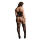 Lace Suspender Bodystocking - Plus Size - EroticToyzProducten,Lingerie,Lingerie voor Haar,Bodystockings,Queen size,,VrouwelijkLe Désir by Shots