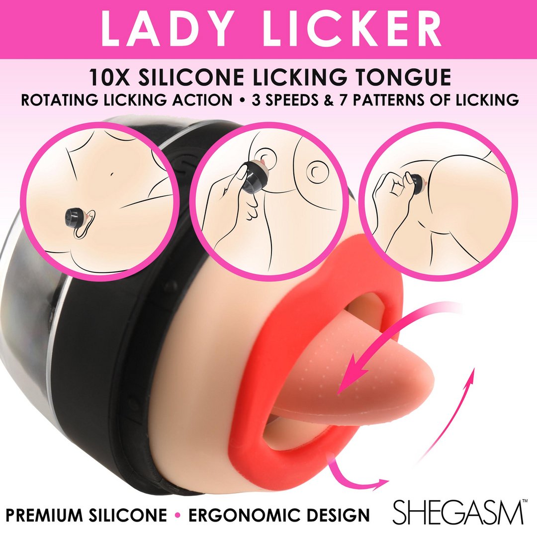 Lady Licker - Clitoral Stimulator - EroticToyzProducten,Toys,Vibrators,Clitoris Stimulator,Lay - on Vibrator,Nieuwe Producten,,GeslachtsneutraalXR Brands
