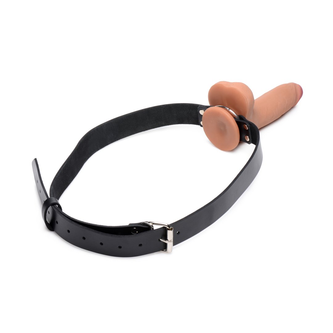 Leather Strap Dildo Holder - EroticToyzProducten,Toys,Dildos,Accessoires,,XR Brands