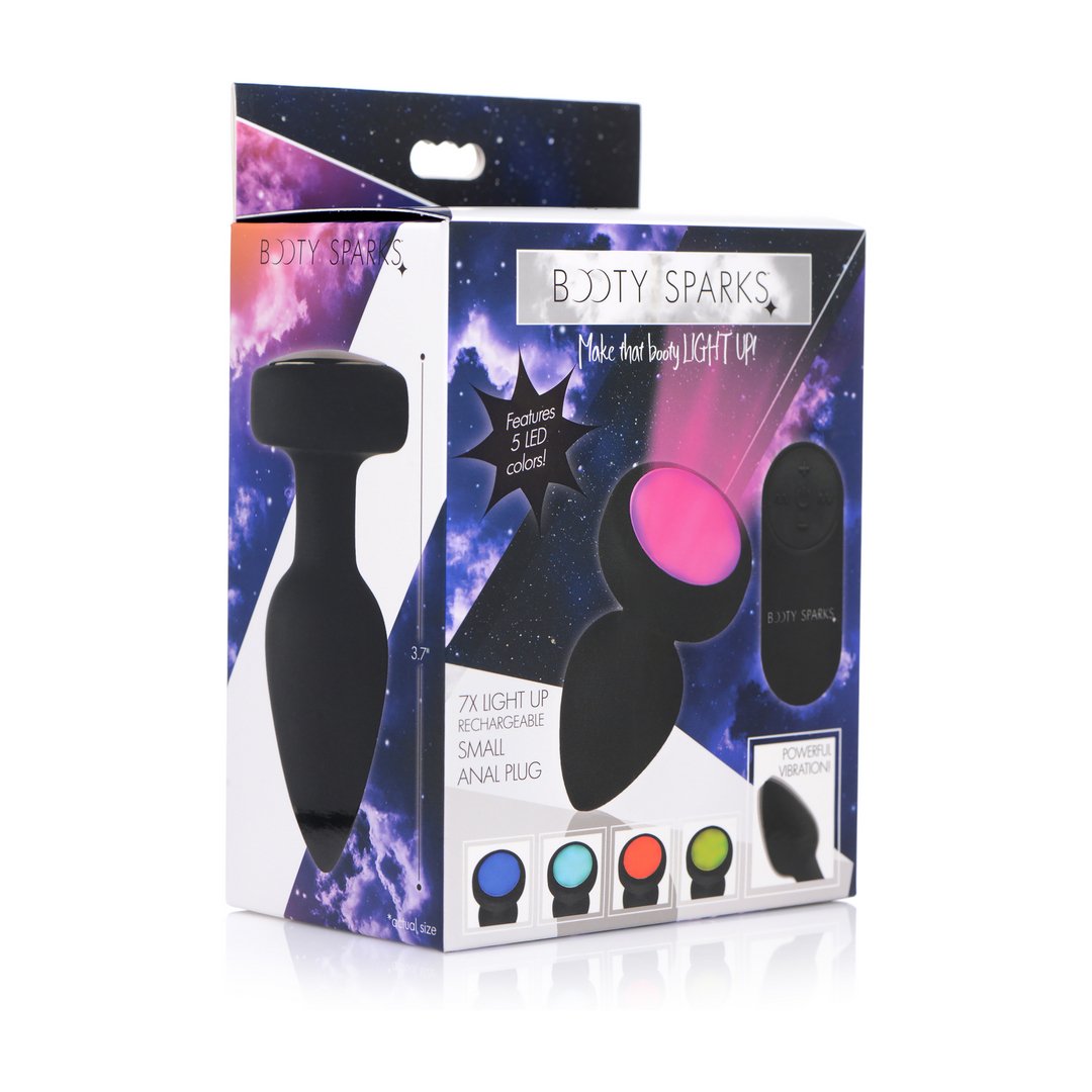 LED Vibrating Butt Plug - 7 Standen - Veranderende Kleuren - Klein - EroticToyzButtplugs Anale Dildo's VibrerendXR Brands