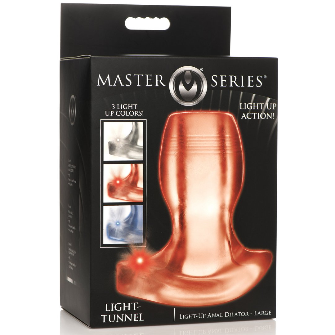 Light - Tunnel - Light - Up Anal Dilator - L - EroticToyzProducten,Toys,Sexuele Training,Dilatatorsets,Nieuwe Producten,,GeslachtsneutraalXR Brands