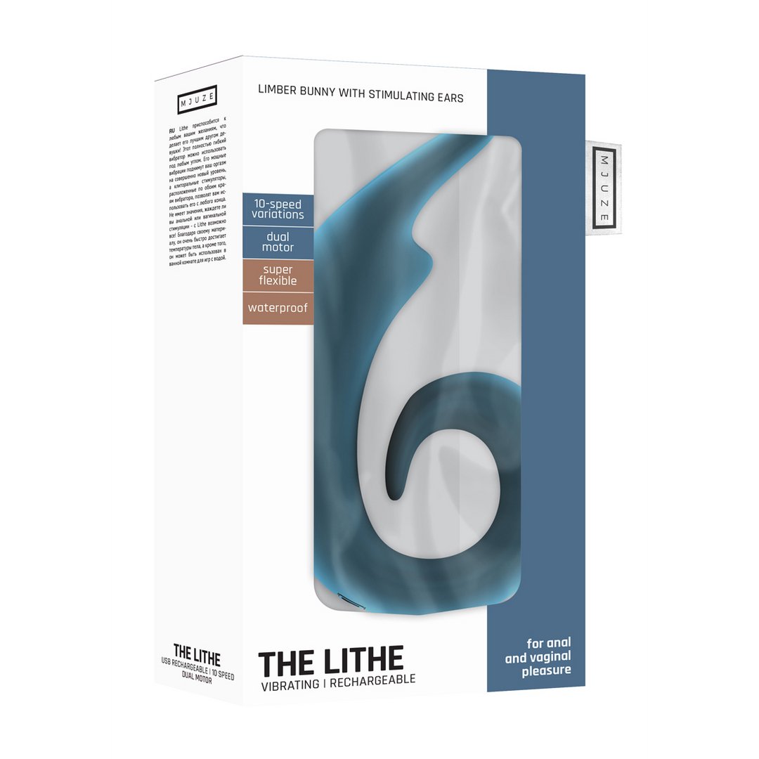 'Lithe Flexibele Dubbele Vibrator - Paars' - EroticToyzBuigbare VibratorsMjuze by Shots