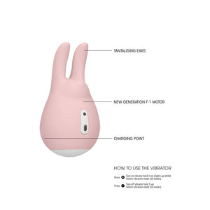 Love Bunny - Clitoral Stimulator - EroticToyzProducten,Toys,Vibrators,Clitoris Stimulator,Tip Vibrator,,VrouwelijkLoveline by Shots