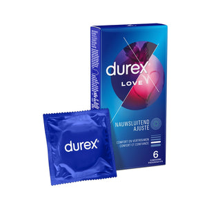 Love - Condoms - 6 Pieces - EroticToyzProducten,Veilige Seks, Verzorging Hulp,Veilige Seks,Condooms voor Mannen,,MannelijkDurex