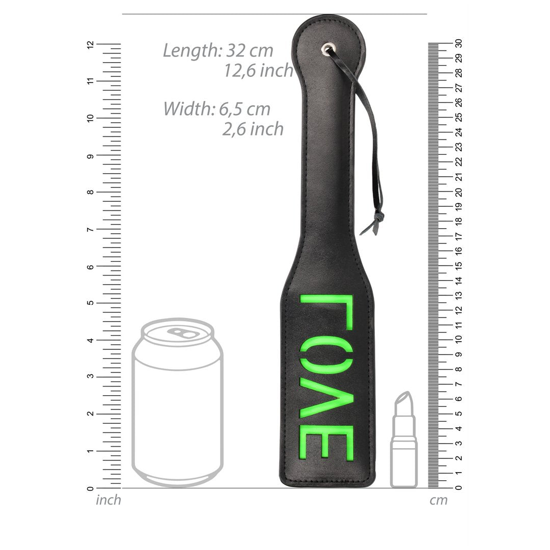 Love Paddle - Glow in the Dark - EroticToyzProducten,Toys,Fetish,Slaan en Plagen,Peddels,,Ouch! by Shots