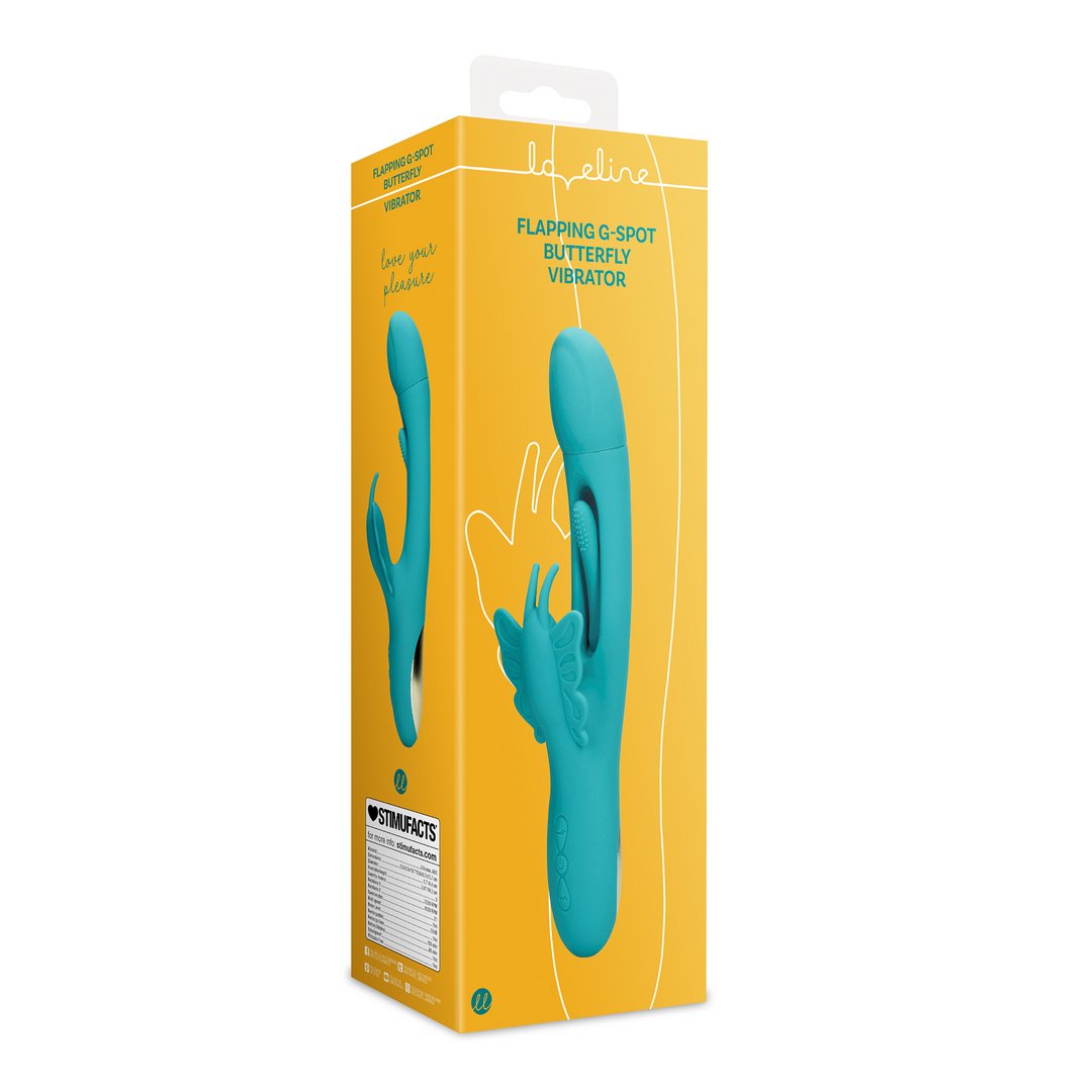 Loveline Flapping G - Spot en Clitoris Vibrator - Paars - EroticToyzRabbit VibratorsLoveline by Shots