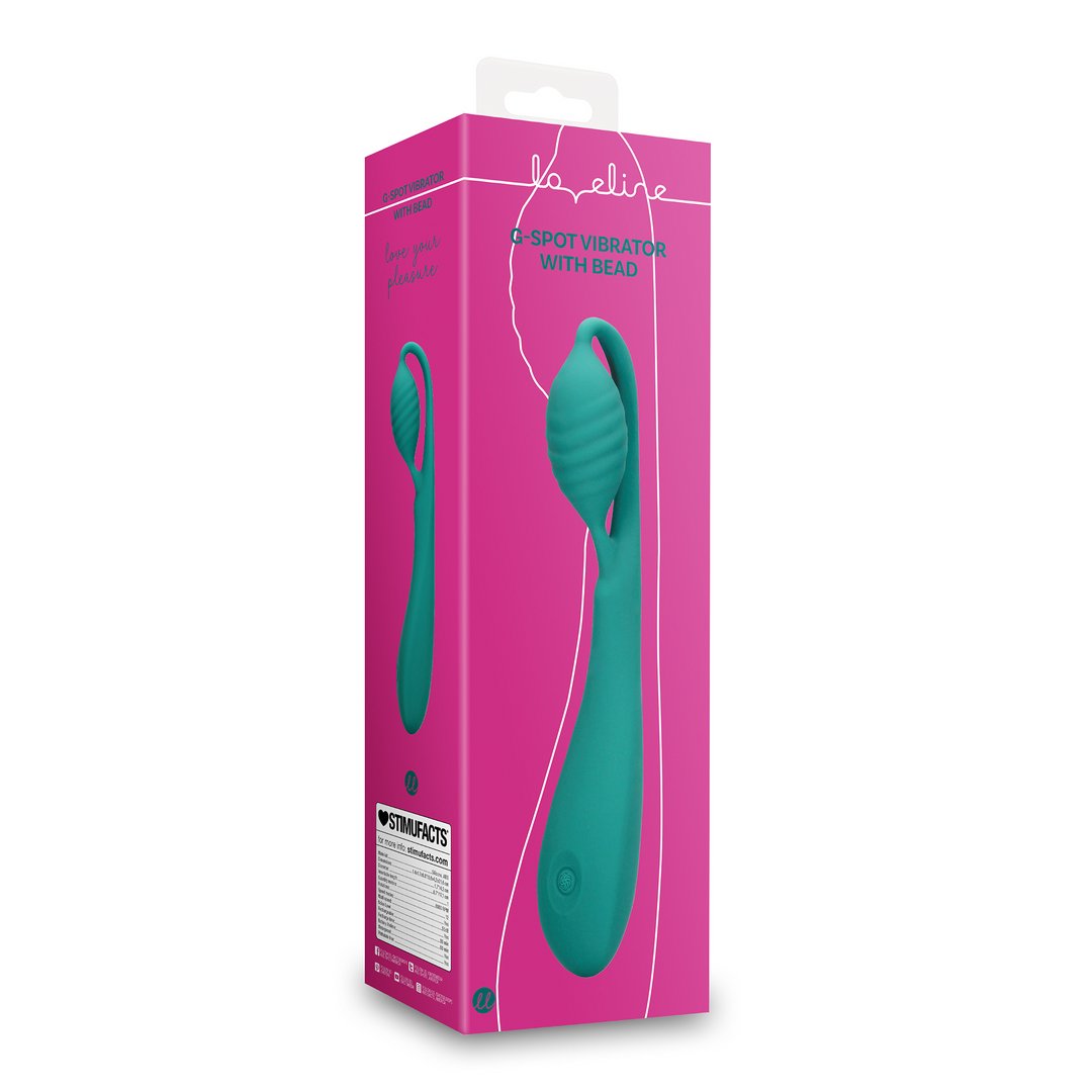 'Loveline G - Spot Vibrator met Kraal - Paars' - EroticToyzG - Spot VibratorLoveline by Shots