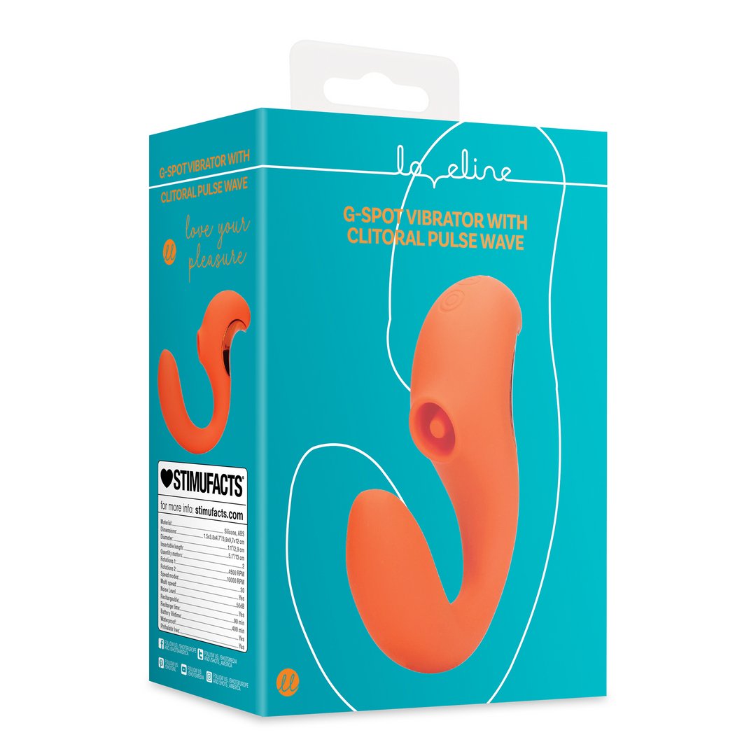 Loveline Pulserende G - Spot Vibrator met Golftechnologie - Paars - EroticToyzG - Spot VibratorLoveline by Shots