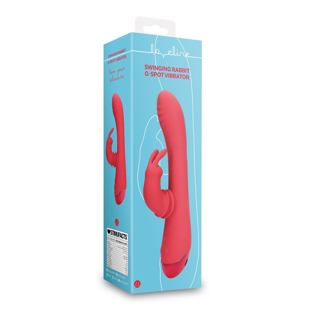 Loveline Rabbit Vibrator Met Swingfunctie - Paars - EroticToyzRabbit VibratorsLoveline by Shots