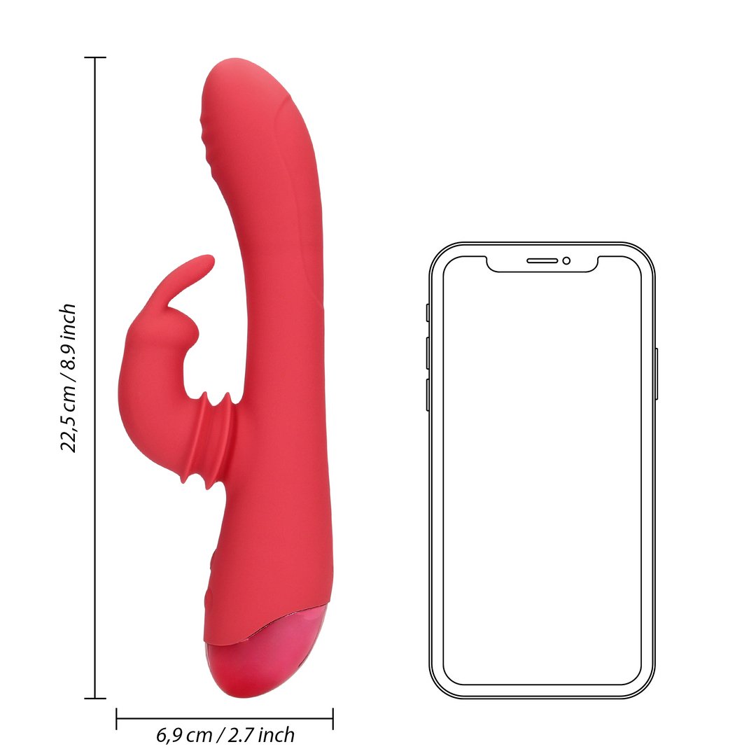 Loveline Rabbit Vibrator Met Swingfunctie - Paars - EroticToyzRabbit VibratorsLoveline by Shots