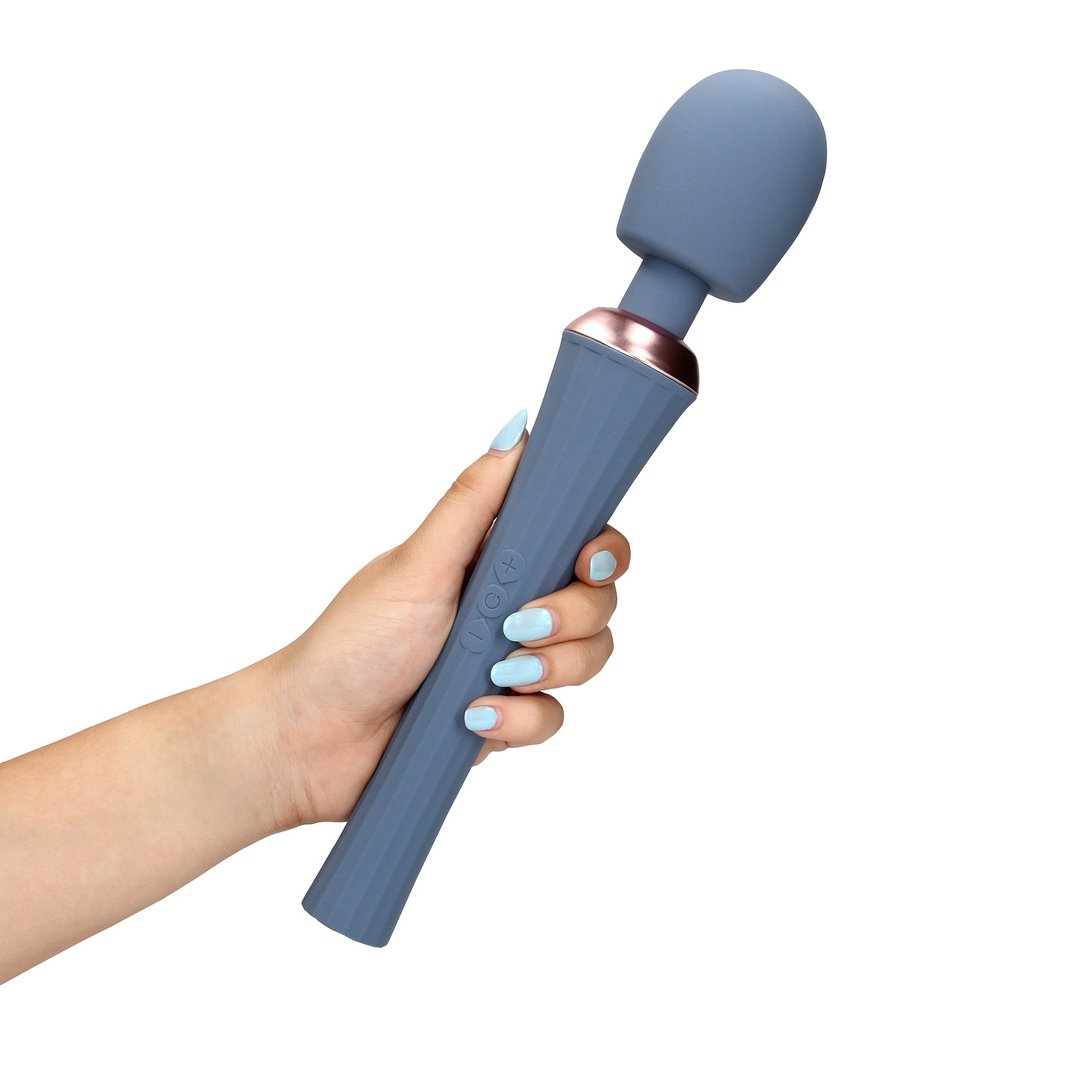 Loveline Wand Vibrator met Stil Handvat - Zwart - EroticToyzMassagetoestellen WandsLoveline by Shots