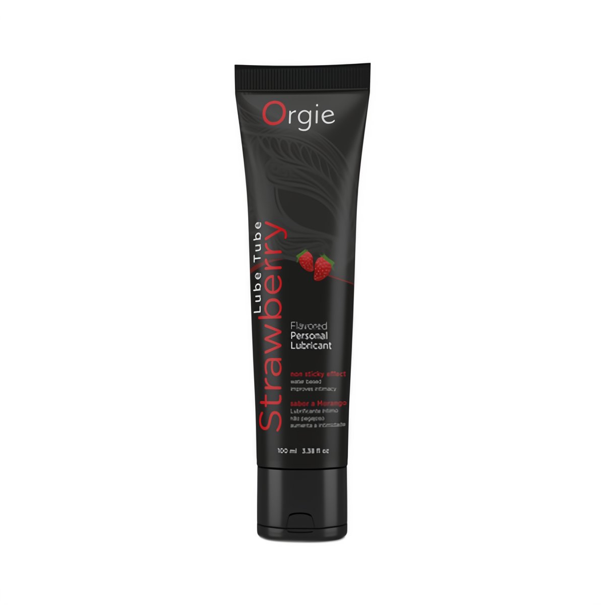 Lube Tube Strawberry - 100 ml - EroticToyzProducten,Veilige Seks, Verzorging Hulp,Glijmiddelen,Glijmiddelen met Smaak,Kissable,Glijmiddelen op Waterbasis,,GeslachtsneutraalOrgie