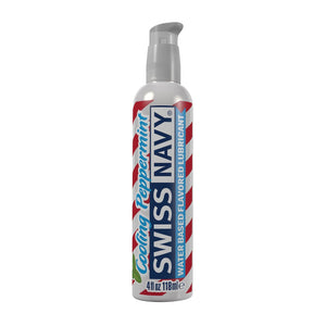 Lubricant with Cooling Peppermint Flavor - 118 ml - EroticToyzProducten,Veilige Seks, Verzorging Hulp,Glijmiddelen,Glijmiddelen met Smaak,,GeslachtsneutraalSwiss Navy