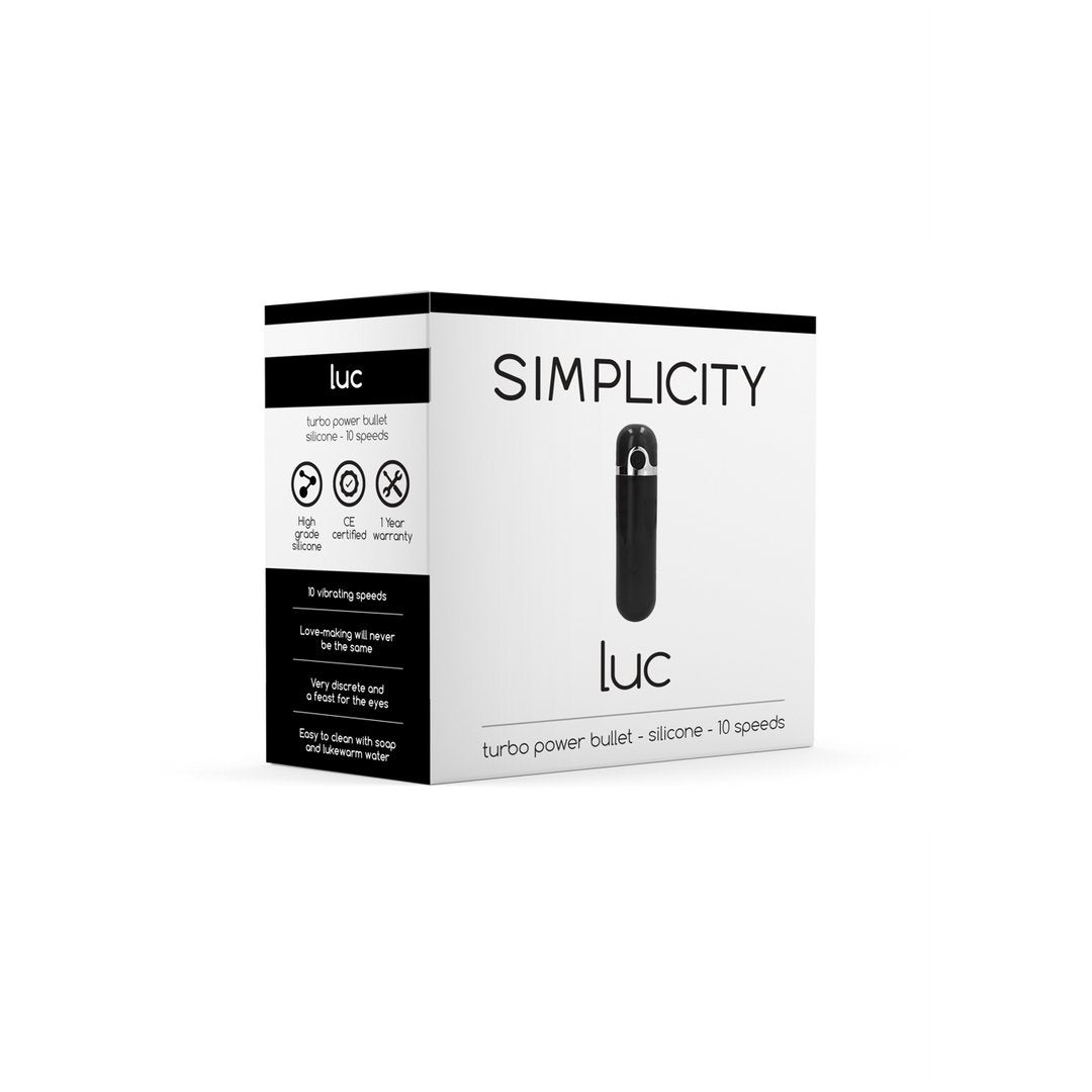 Luc - Rechargeable Power Bullet - EroticToyzProducten,Toys,Vibrators,Kogel - en Minivibrators,,VrouwelijkSimplicity by Shots