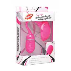 Luv - Pop - Rechargeable Vibrating Egg with Remote Control - EroticToyzProducten,Toys,Vibrators,Vibrerende Eitjes,,GeslachtsneutraalXR Brands