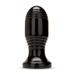 Luxe Geribbelde Butt Plug - Zwart 11,4 cm - EroticToyzButtplugs Anale Dildo's Niet VibrerendProwler Red