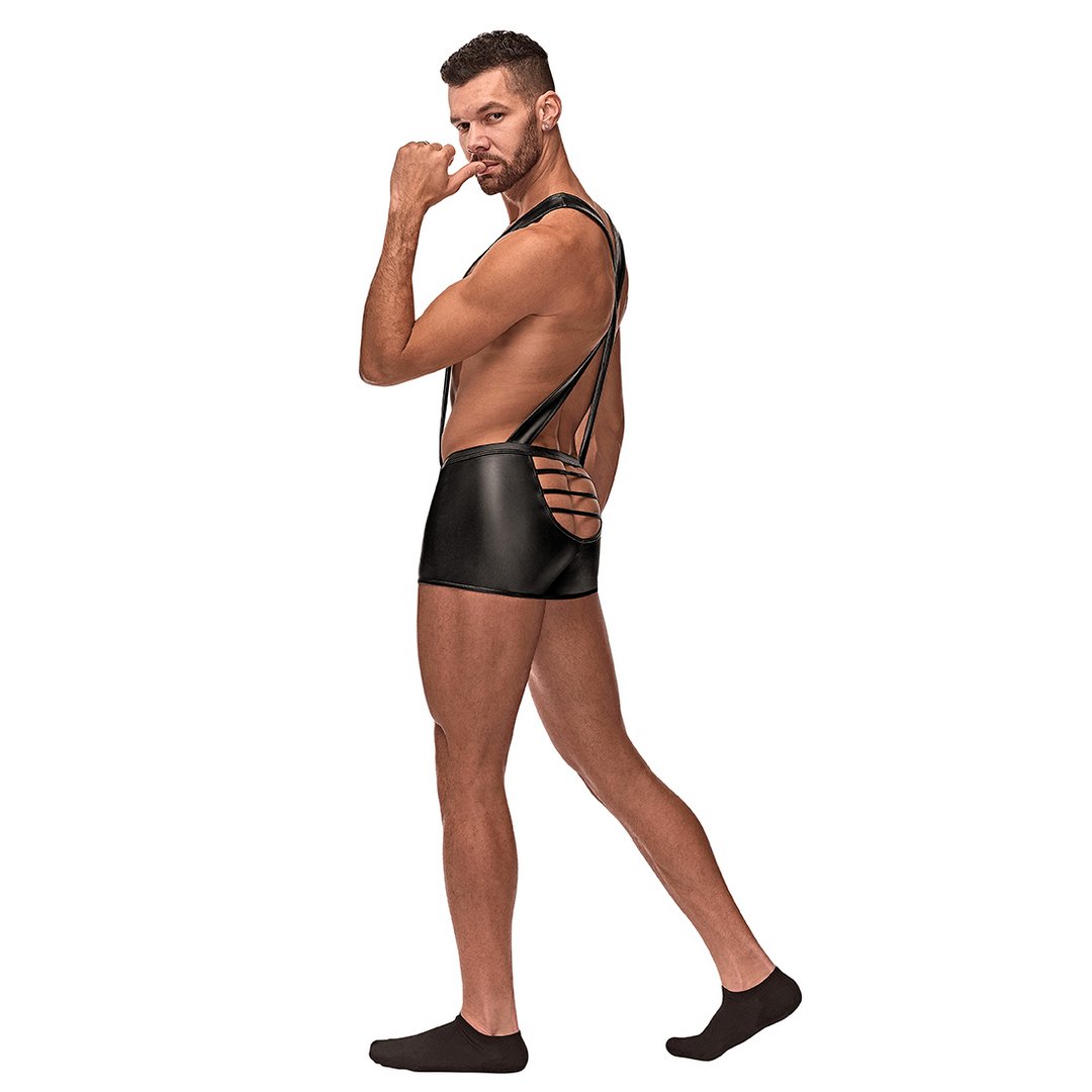 Male Power Back Singlet met Criss Cross Schouderriemen Maat S/M - Zwart - EroticToyzBoxershortsMale Power