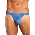 Male Power Bong String Satijn L/XL - Royal Blue - EroticToyzStringsMale Power