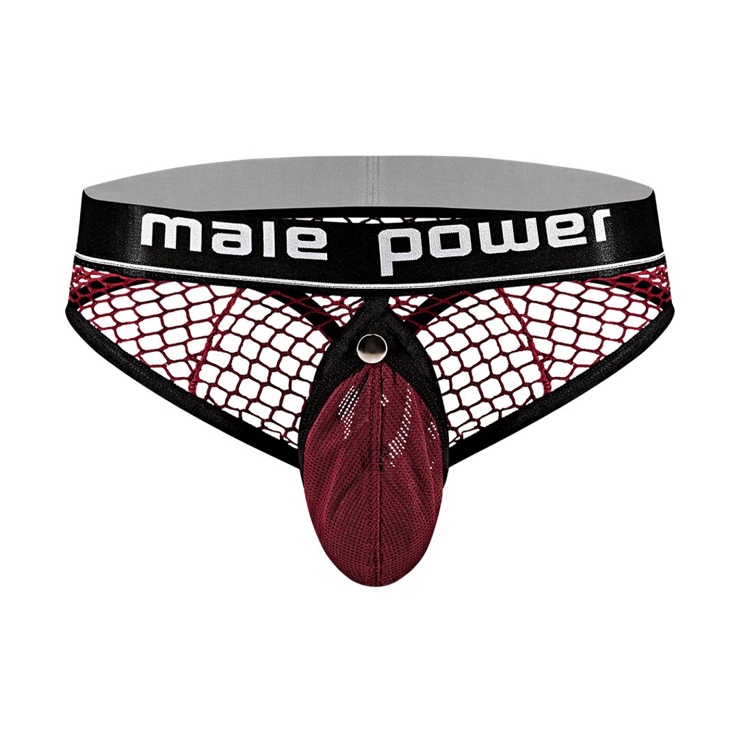 Male Power Cock Ring String S/M - Bordeaux - EroticToyzStringsMale Power