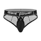 Male Power Cock Ring Thong Met Snap - Off Pouch L/XL - Zwart - EroticToyzStringsMale Power