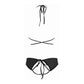 Marley - M - Black - EroticToyzProducten,Lingerie,Lingerie voor Haar,2 - Delige Set,Strings en Slipjes,,VrouwelijkAllure