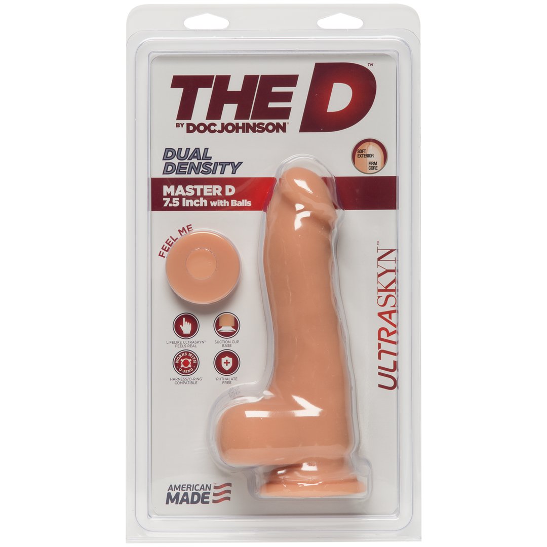 Master D - 19 cm - EroticToyzProducten,Toys,Dildos,Realistische Dildo's,,GeslachtsneutraalDoc Johnson