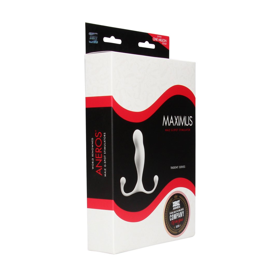 Maximus Trident - Wit - EroticToyzProducten,Toys,Toys voor Mannen,Prostaatstimulatoren,Prostaatstimulator Zonder Vibratie,,MannelijkAneros