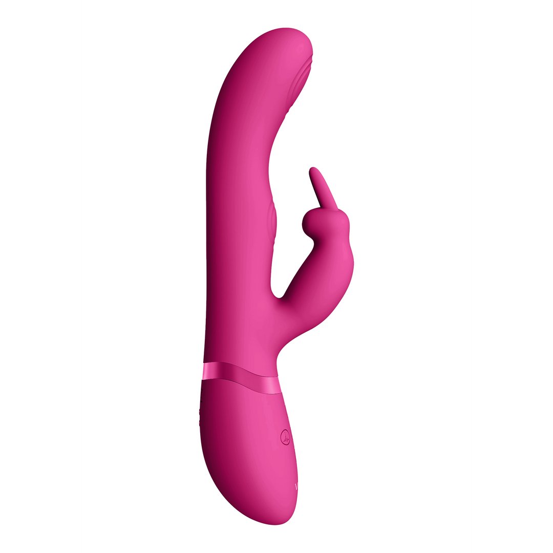 May - Dual Pulse - Wave Vibrating C - spot G - Spot Rabbit - Pink - EroticToyzProducten,Toys,Vibrators,Rabbit Vibrators,,VrouwelijkVIVE by Shots