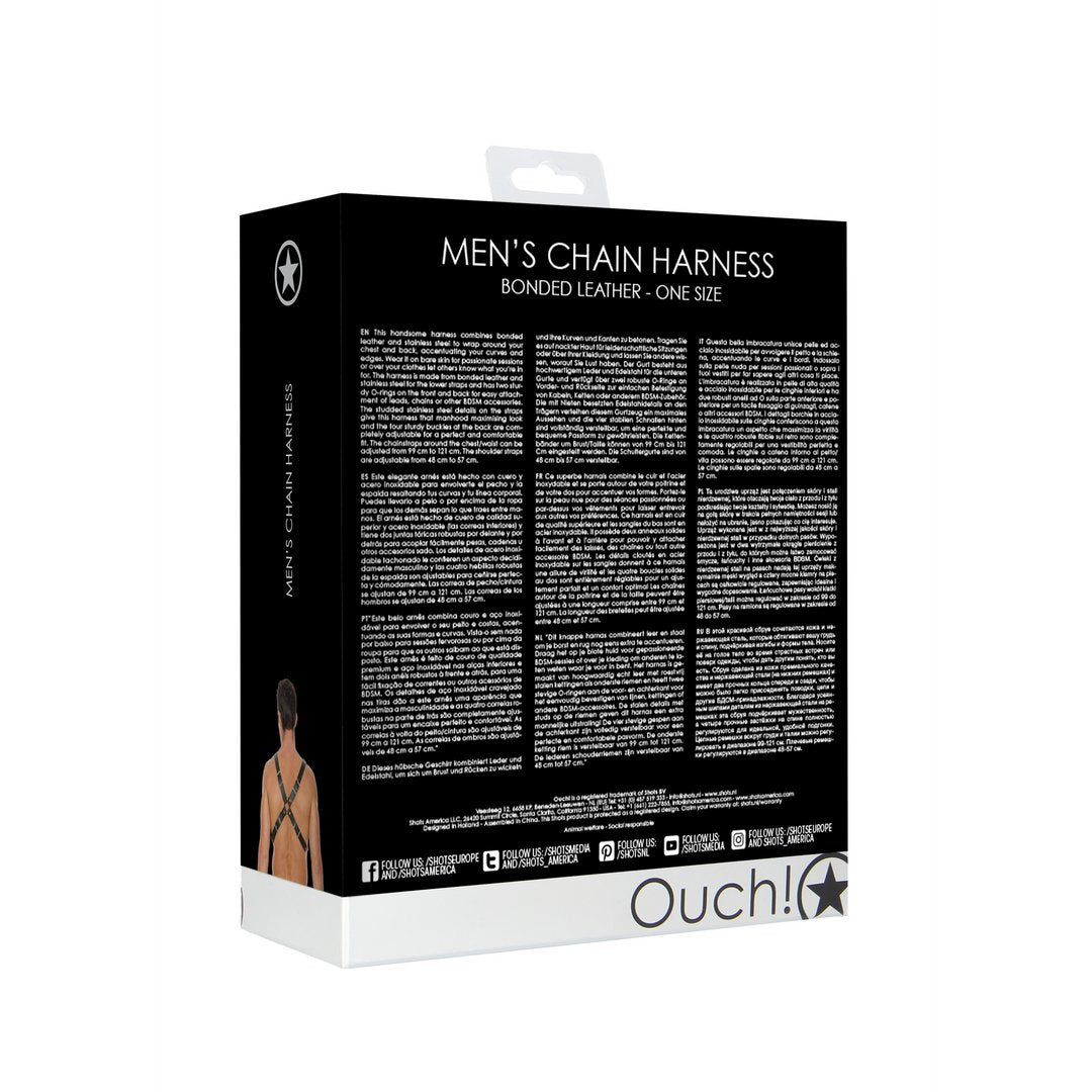 Men's Chain Harness - EroticToyzProducten,Toys,Fetish,Harnassen,,GeslachtsneutraalOuch! by Shots