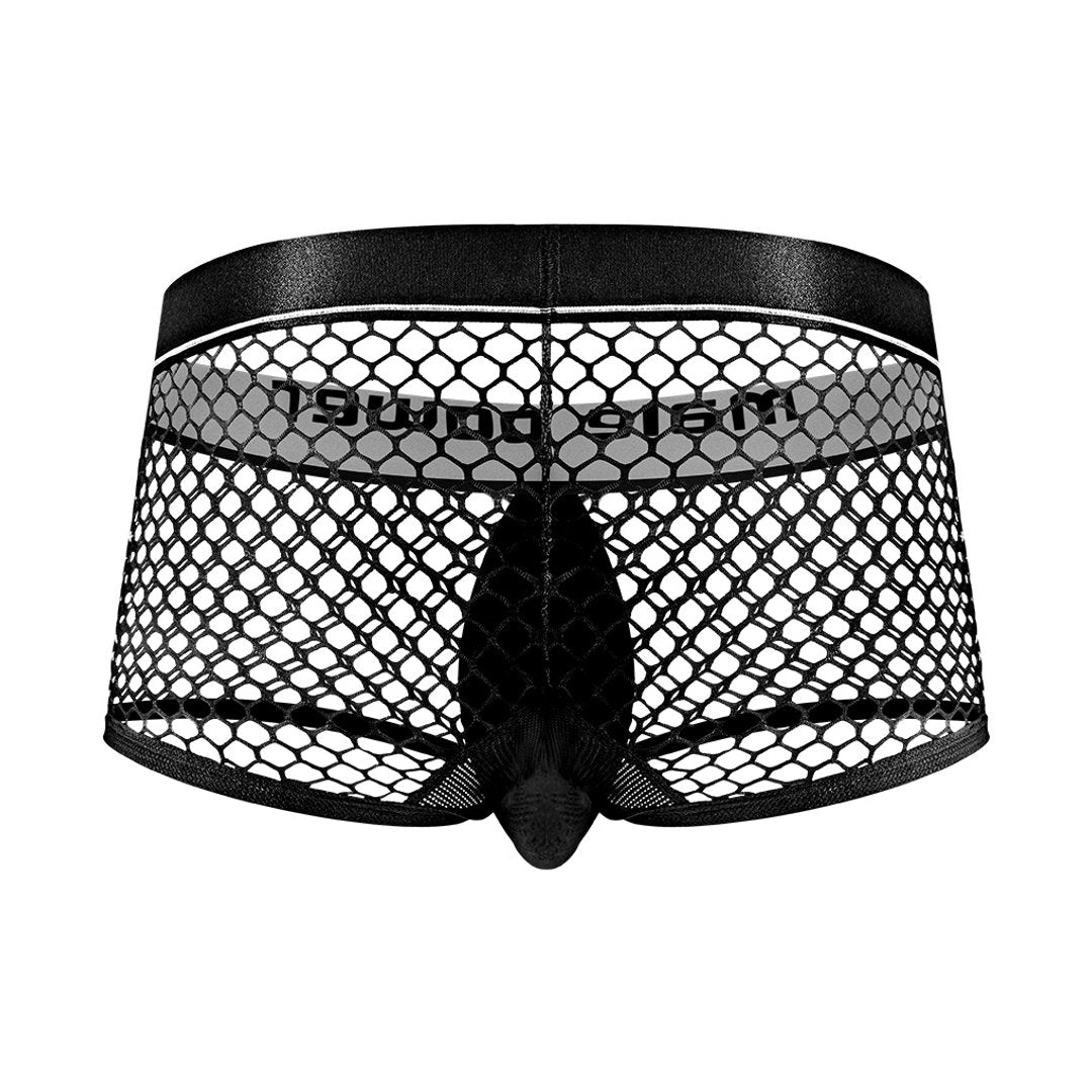 Mini Cock Ring Short - M - Black - EroticToyzProducten,Lingerie,Lingerie voor Hem,Boxershorts,,MannelijkMale Power