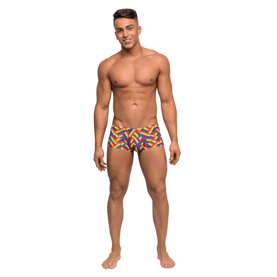 Mini Short - XL - Pride - EroticToyzProducten,Lingerie,Lingerie voor Hem,Boxershorts,,MannelijkMale Power