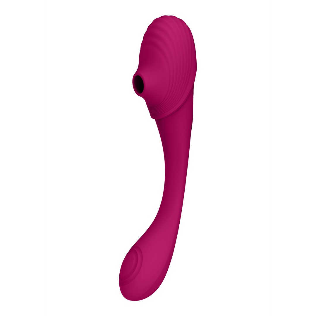 Mirai - Double Ended Pulse Wave Air Wave Bendable Vibrator - EroticToyzProducten,Toys,Vibrators,Buigbare Vibrators,,VrouwelijkVIVE by Shots