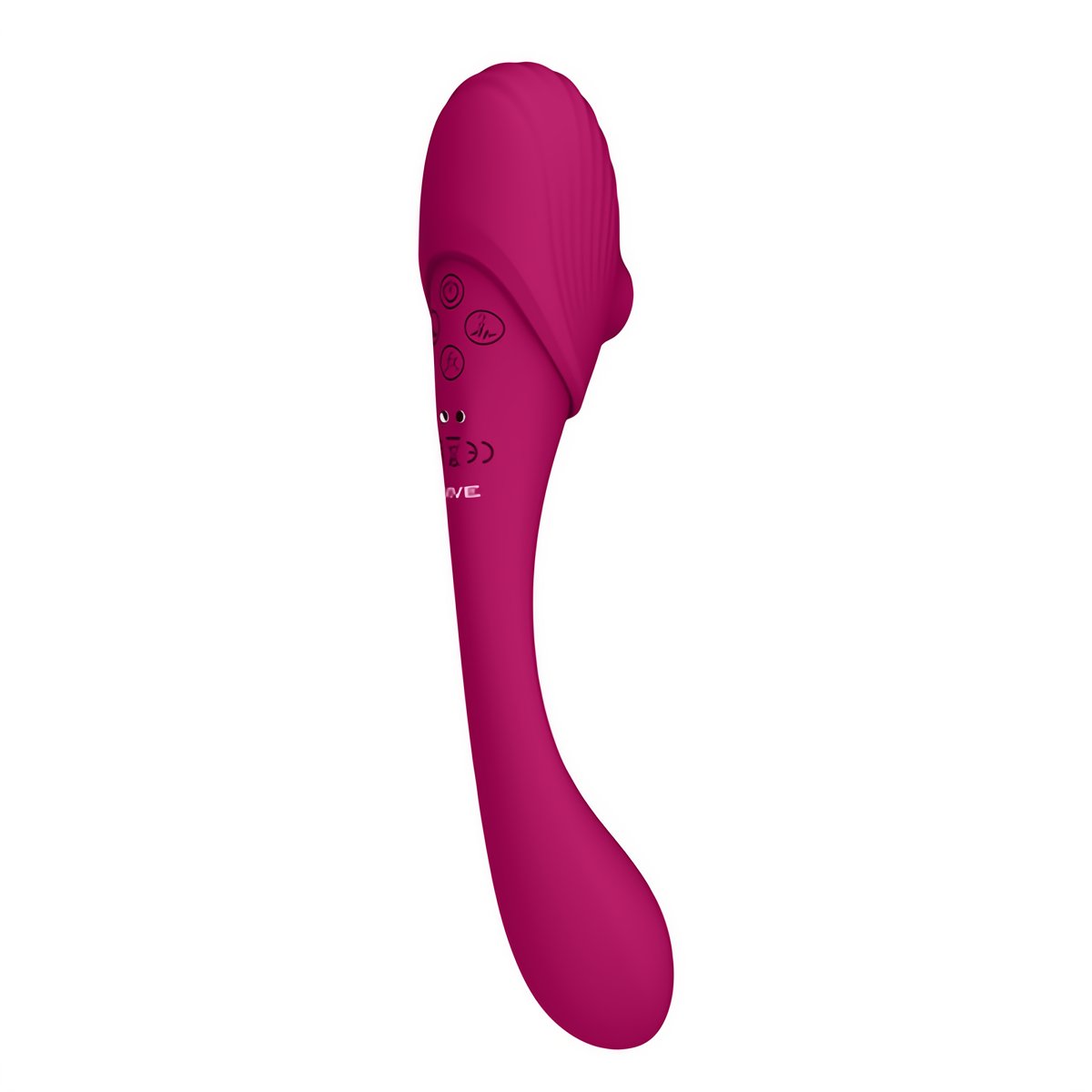 Mirai - Double Ended Pulse Wave Air Wave Bendable Vibrator - EroticToyzProducten,Toys,Vibrators,Buigbare Vibrators,,VrouwelijkVIVE by Shots