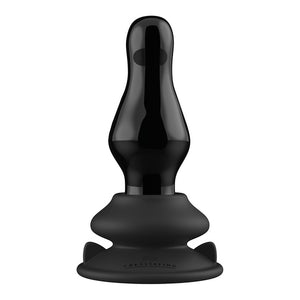 Missy - Vibrating Glass Butt Plug with Suction Cup - EroticToyzProducten,Toys,Vibrators,Glazen Vibrators,,VrouwelijkChrystalino by Shots