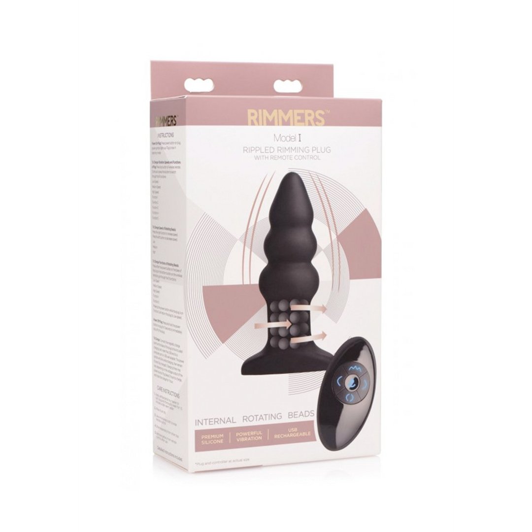 Model I - Ribbed Rimming Plug - EroticToyzProducten,Toys,Anaal Toys,Buttplugs Anale Dildo's,Buttplugs Anale Dildo's Vibrerend,,GeslachtsneutraalXR Brands