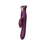 Mose - Rabbit Thruster - Velvet Purple - EroticToyzProducten,Toys,Vibrators,Luxe Vibrator,Rabbit Vibrators,Thrusting Vibrators,,GeslachtsneutraalZalo