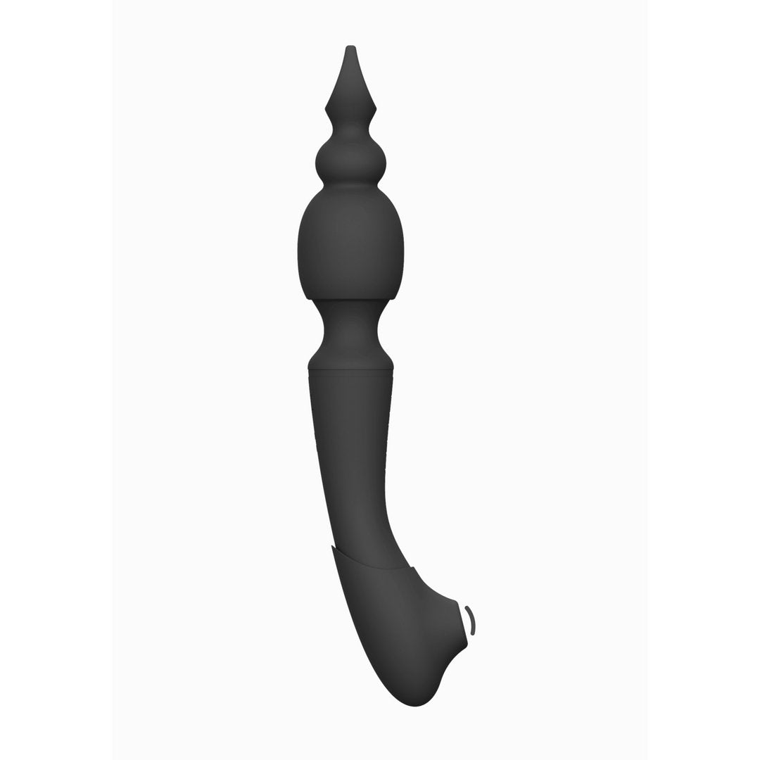 Nami - Pulse Wave Vibrating Wand - Black - EroticToyzProducten,Toys,Vibrators,Massagetoestellen Wands,,VrouwelijkVIVE by Shots