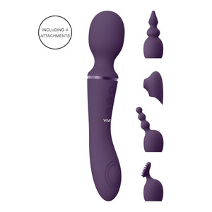 Nami - Pulse Wave Vibrating Wand - Purple - EroticToyzProducten,Toys,Vibrators,Massagetoestellen Wands,,VrouwelijkVIVE by Shots