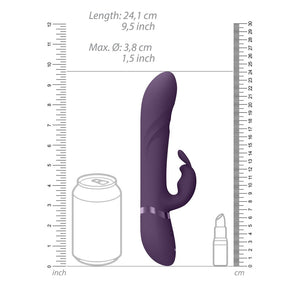 Nari - Vibrating and Rotating Beads, G - Spot Rabbit - Purple - EroticToyzProducten,Toys,Vibrators,Rabbit Vibrators,,VIVE by Shots