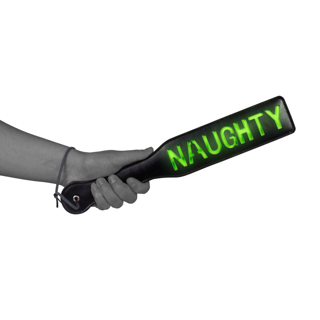 Naughty Paddle - Glow in the Dark - EroticToyzProducten,Toys,Fetish,Slaan en Plagen,Peddels,,Ouch! by Shots