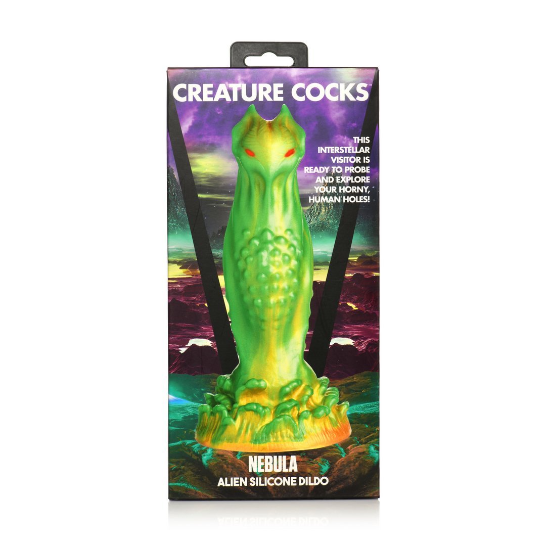 Nebula - Alien Siliconen Dildo - Groen - EroticToyzProducten,Toys,Dildos,Niet - Fallische Dildo's,Nieuwe Producten,,GeslachtsneutraalXR Brands