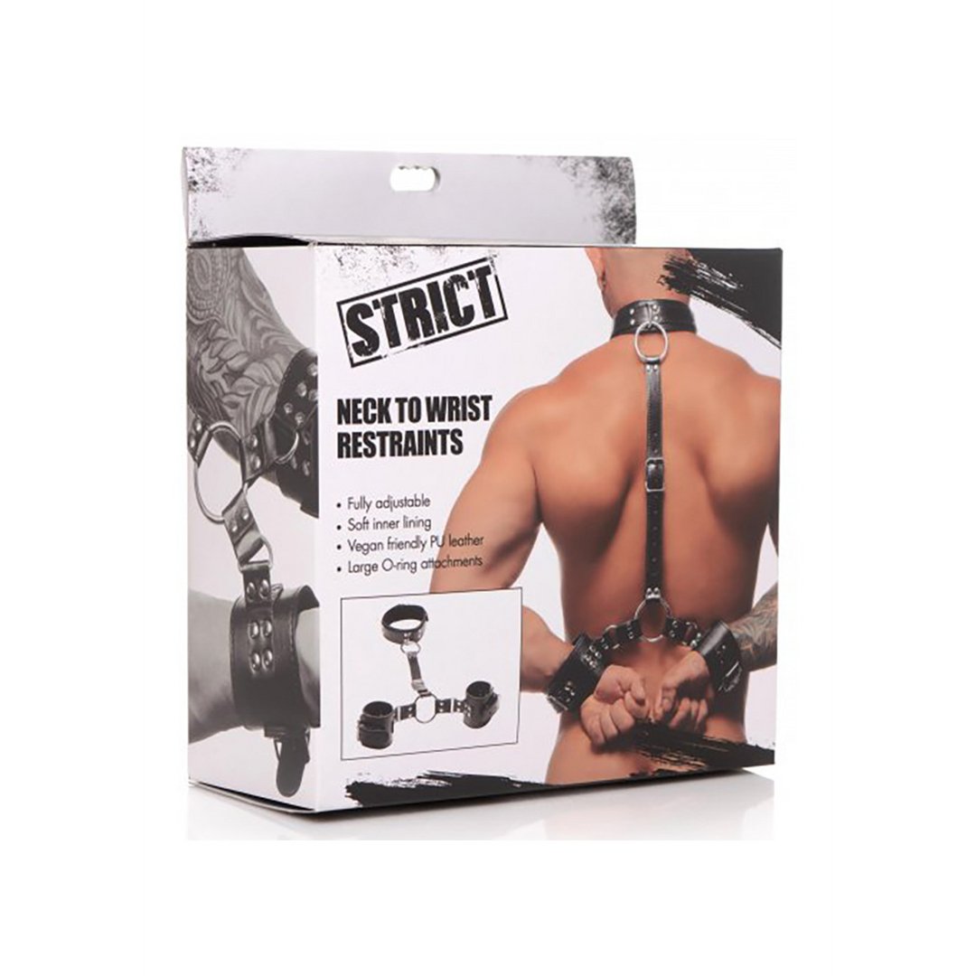 Neck To Wrist Bindings - EroticToyzProducten,Toys,Fetish,Restraints,,XR Brands