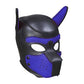 'Neopreen Puppy Masker met Afneembare Snuit - Blauw' - EroticToyzGezichtsmaskerOuch! by Shots