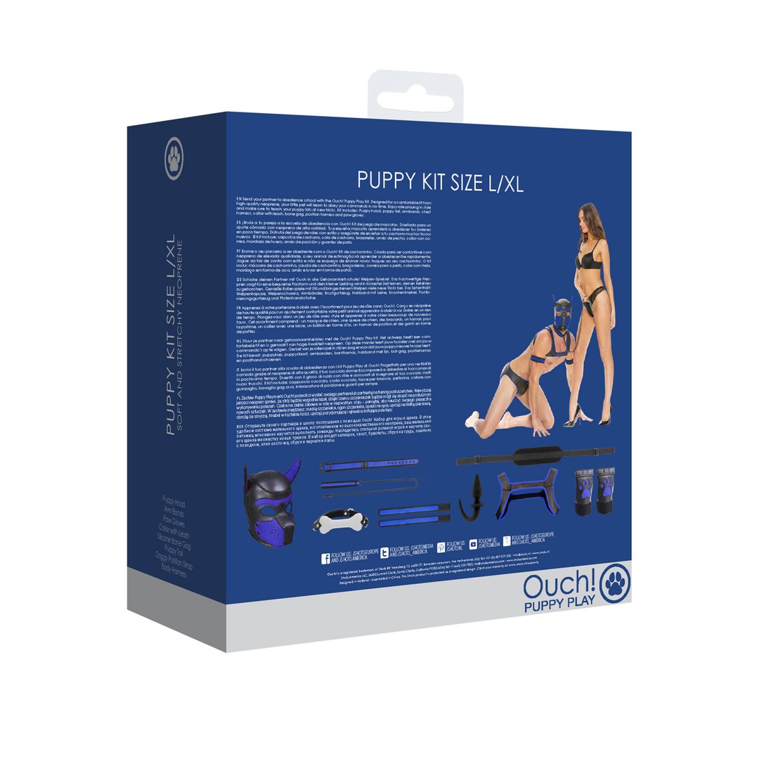 Neoprene Puppy Kit - XL - EroticToyzProducten,Toys,Fetish,Kits,,GeslachtsneutraalOuch! by Shots