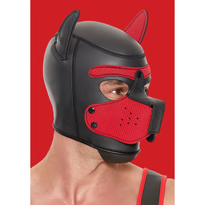Neoprene Puppy Mask - Red - EroticToyzProducten,Toys,Fetish,Maskers,Gezichtsmasker,,GeslachtsneutraalOuch! by Shots