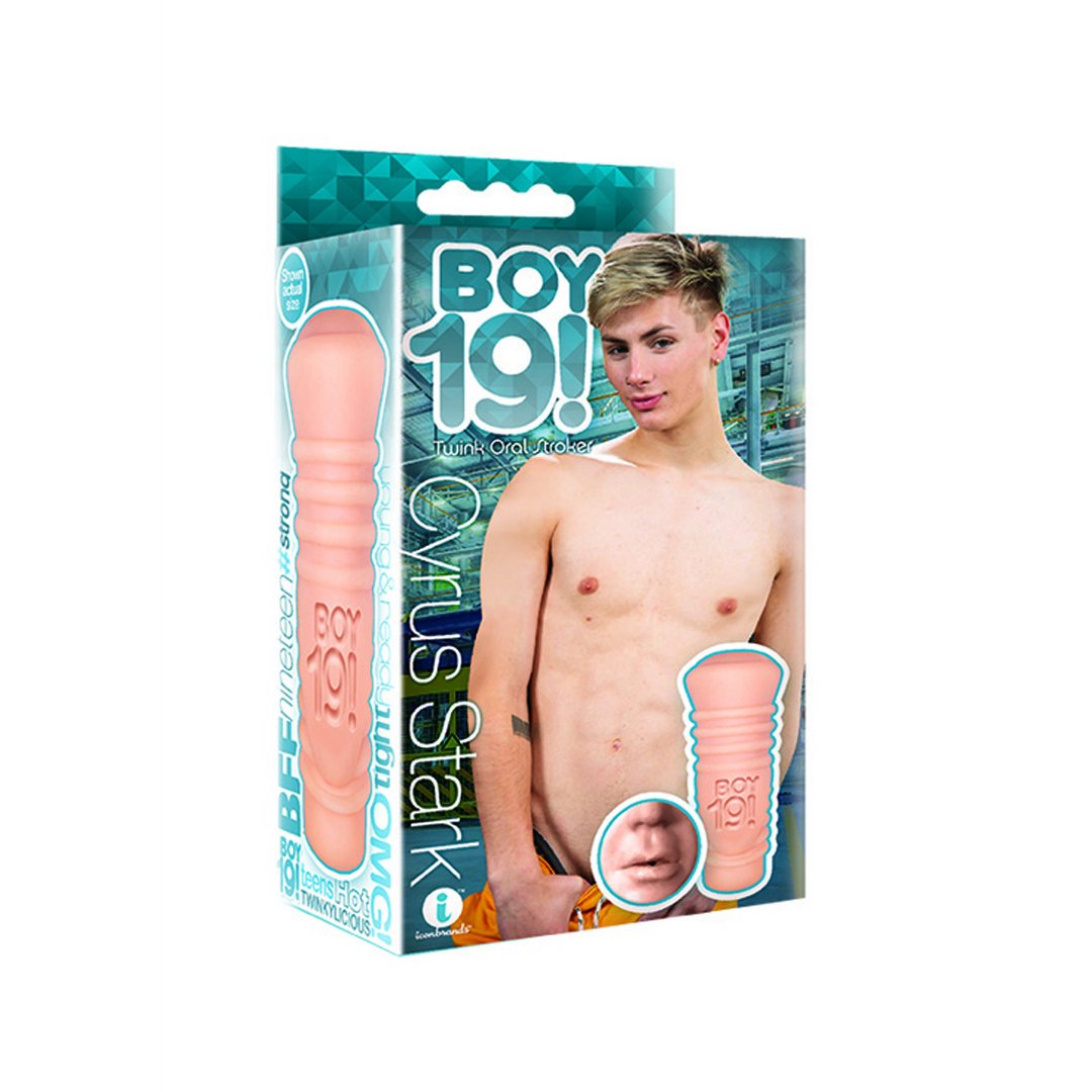 'NextDoorTwinks Realistische Mannelijke Stroker - Cyrus Stark - Beige' - EroticToyzMond MasturbatorIcon Brands